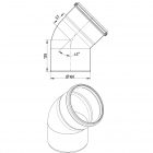 EUROPIPE 160MM X 45 BEND - (820.045.160 S) - Image 2
