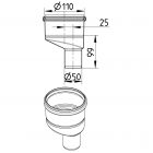 EUROPIPE REDUCER ECC 110 X 50MM - (850.110.050 S) - Image 2