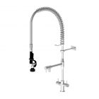 ENWARE HOB MOUNTED PRE-RINSE UNIT WITH SPRING RETURN, DUAL MIXER ASSEMBLY AND POT FILLER - (FSB141)