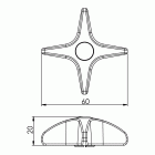 ENWARE SCHOOL PATTERN HANDLE - (VP378) - Image 2