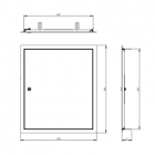 ENWARE HINGED LID & SURROUND - (ATMSHL-430) - Image 2