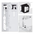 SCHELL CONCEALED WC FLUSH VALVE BODY COMPACT II - LOW PRESSURE - (01 137 00 99) - Image 2